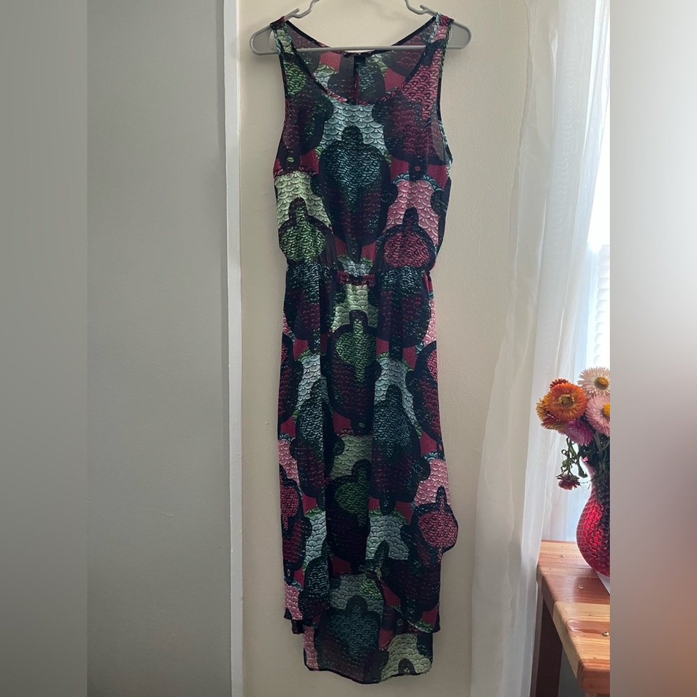H&M Multicolor High Low Dress